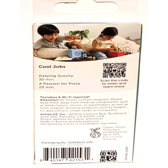 Clever Tonies Set - Cool Jobs Audio Character Set of 4 NEW FOR 2024 - Picture 3 of 3